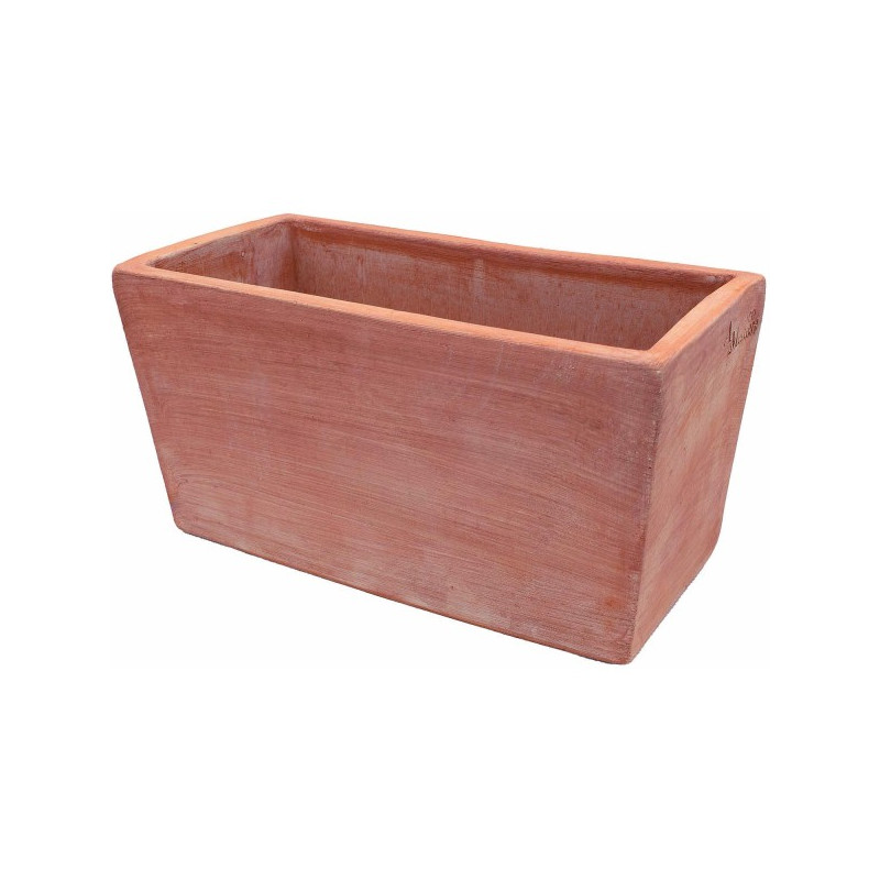 Keramický kvetináč 30x15x15 cm Moderne, terakota