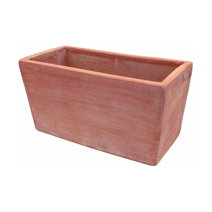 Keramický kvetináč 30x15x15 cm Moderne, terakota