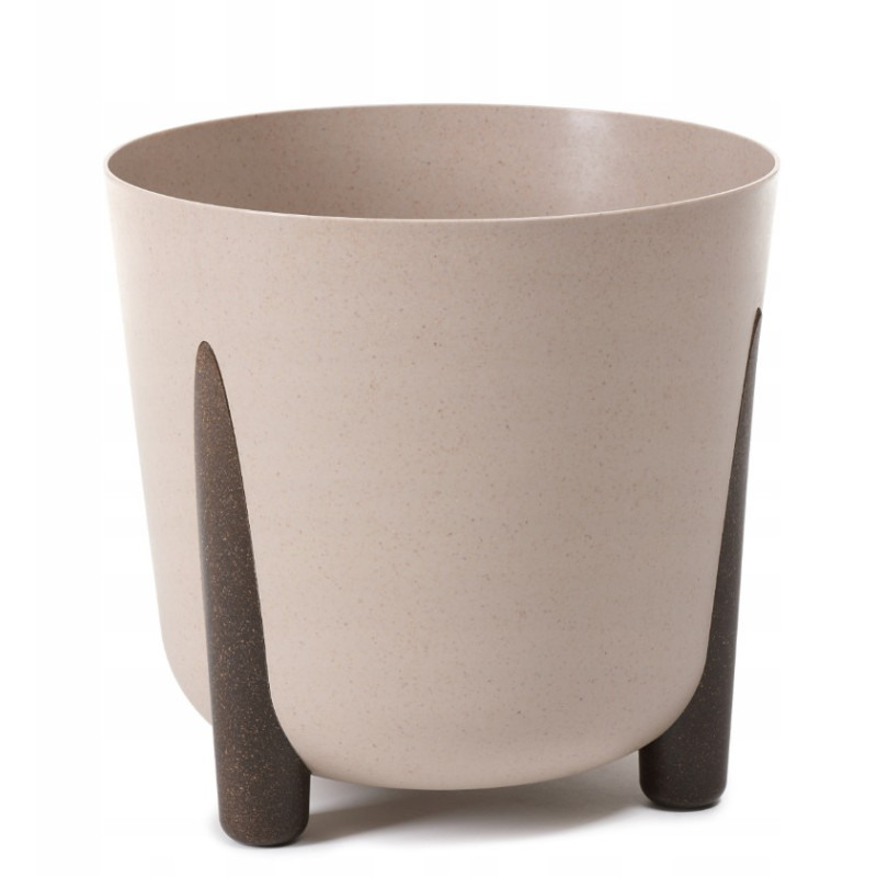 Kvetináč 30 cm Frida eco coffe, latte