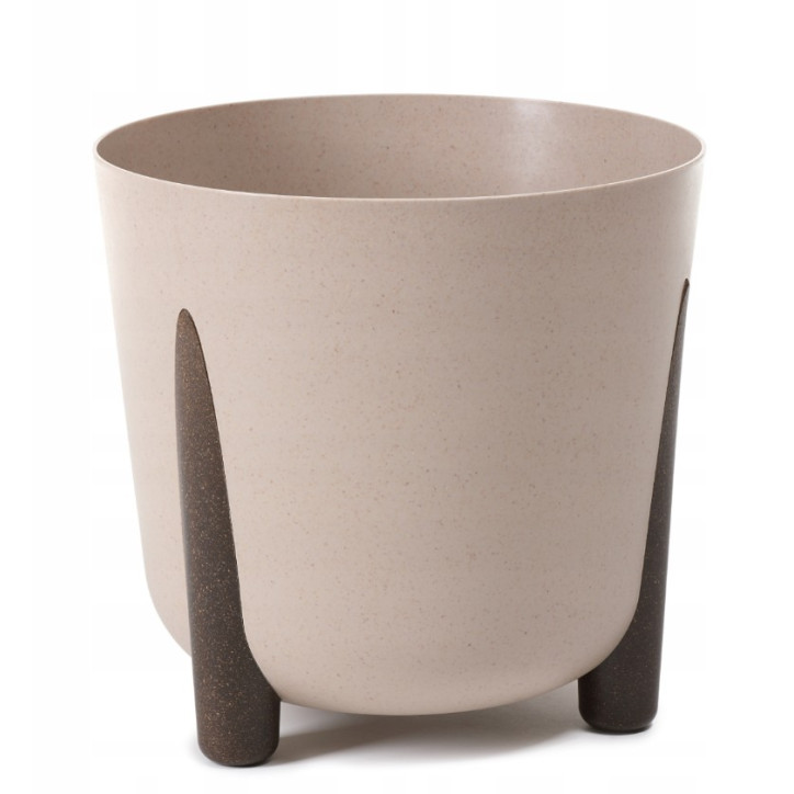 Kvetináč 30 cm Frida eco coffe, latte