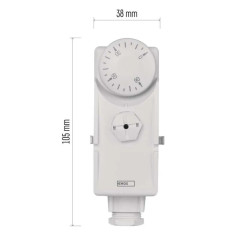 Príložný manuálny termostat P5681