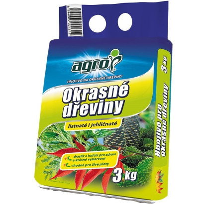 Organicko - minerálne hnojivo na okrasné dreviny 3 kg