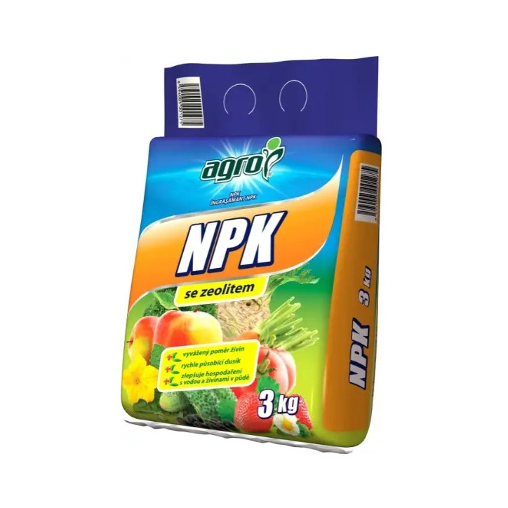 Univerzálne minerálne hnojivo NPK so zeolitom 3 kg