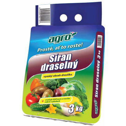 Minerálne hnojivo Síran draselný 3 kg