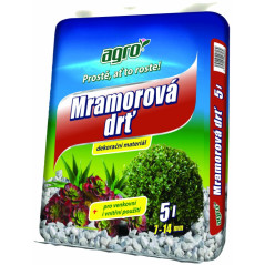 Mramorová drvina 7–14 mm, 5 L