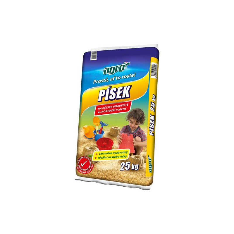 Piesok na detské pieskoviská a športové plochy 25 kg