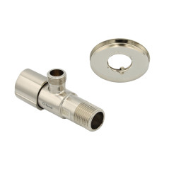 Rohový ventil TMM C850 AG/AG 1/2"-3/8", brúsená oceľ