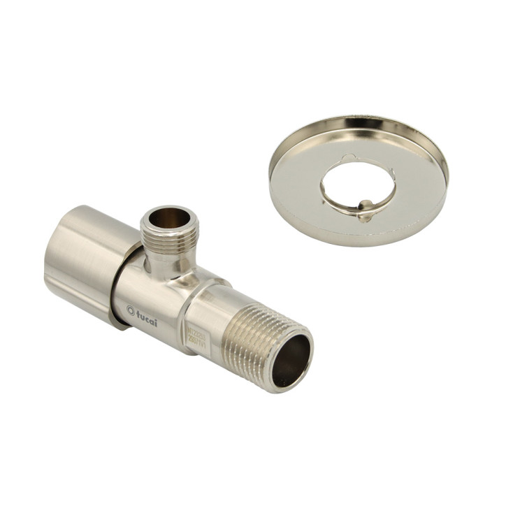 Rohový ventil TMM C850 AG/AG 1/2"-3/8", brúsená oceľ