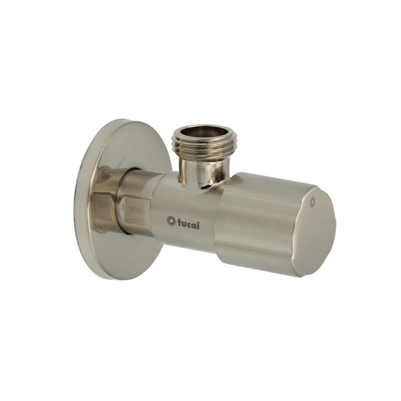 tucai Rohový ventil TMM C850 AG/AG 1/2"-1/2", brúsená oceľ