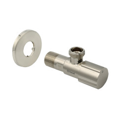 Rohový ventil TMM C850 AG/AG 1/2"-1/2", brúsená oceľ