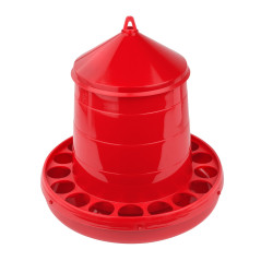 MenaVET Kŕmny automat pre hydinu plastový 4 kg, červený