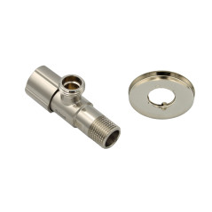 Rohový ventil TMM C850 AG/AG 1/2"-1/2", brúsená oceľ