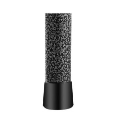 Záhradný rozkladací set stôl a dve lavice 180 cm, čierny