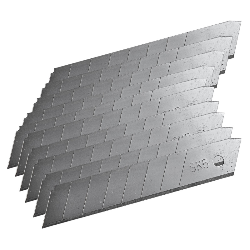 Odlamovacie čepele SK5 18 mm strieborné, 10 ks