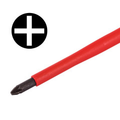 Elektrikársky skrutkovač krížový PZ2x100 mm
