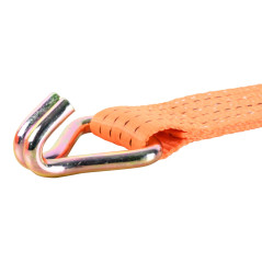 Upínací popruh s račňou a dvojitým hákom dvojdielny 12 m x 50 mm / 4 T