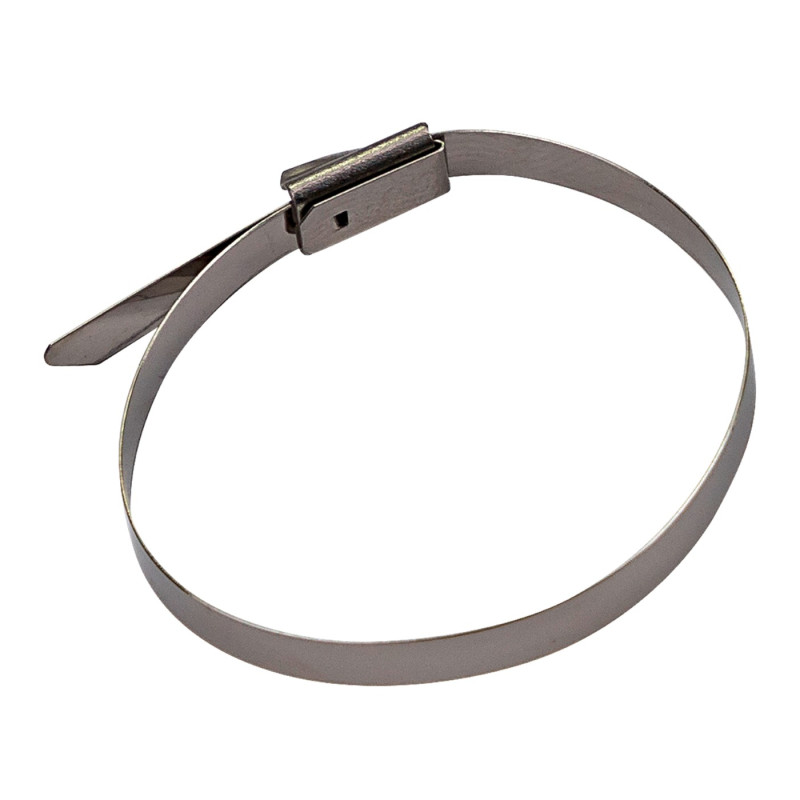 Sťahovacie pásky z nehrdzavejúcej ocele 4,6x152 mm, samoistiace, 50 ks