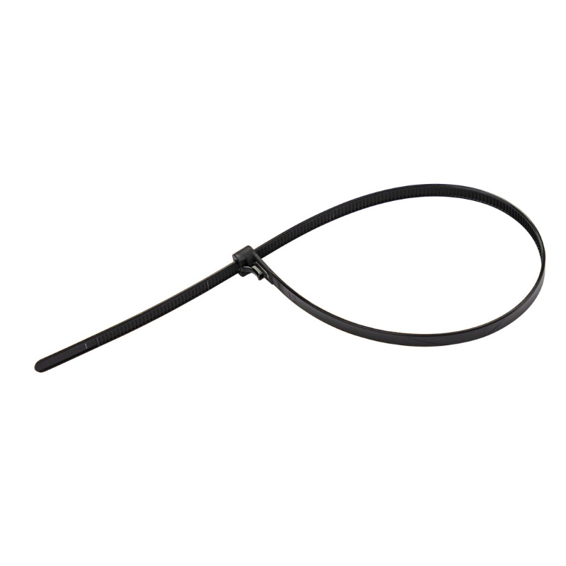 Sťahovacie pásky uvoľniteľné 7,2x400 mm, čierne, 50 ks