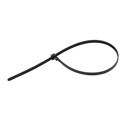 Sťahovacie pásky uvoľniteľné 7,2x400 mm, čierne, 50 ks
