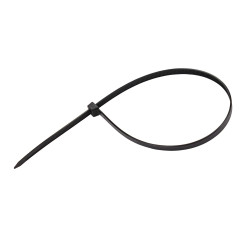 Sťahovacie pásky plastové 7,6x450 mm, čierne, 50 ks