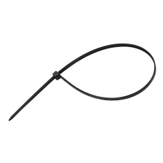 Sťahovacie pásky plastové 4,8x350 mm, čierne, 50 ks