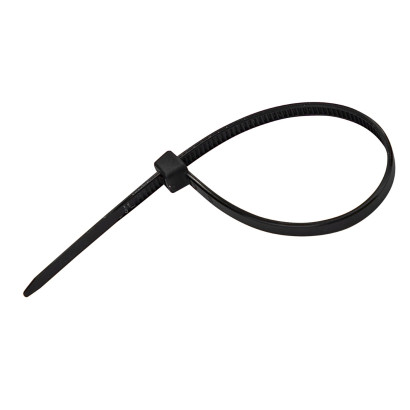 Sťahovacie pásky plastové 3,6x150 mm, čierne, 50 ks