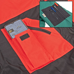 Celoročná pracovná bunda 4v1, námornícka modrá, XXXXL