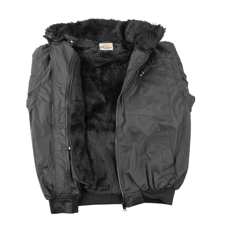 Celoročná pracovná bunda 4v1, čierna, XXXXL