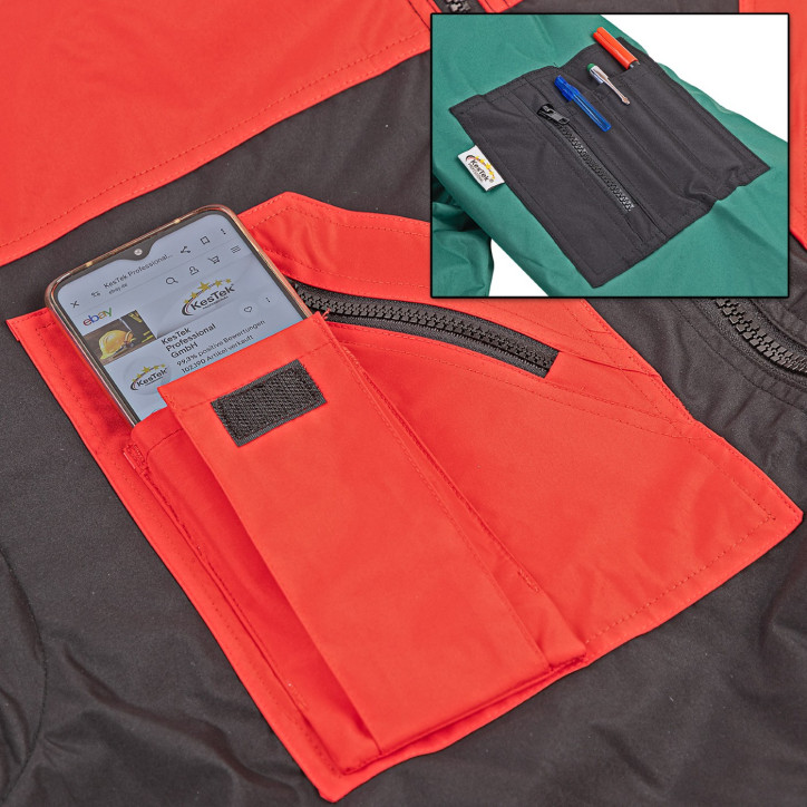 Celoročná pracovná bunda 4v1, čierna, XXXXL