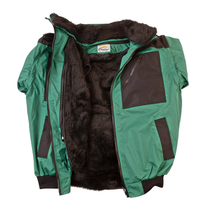 Celoročná pracovná bunda 4v1, zelená/čierna, XXXL