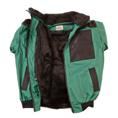 Celoročná pracovná bunda 4v1, zelená/čierna, XL