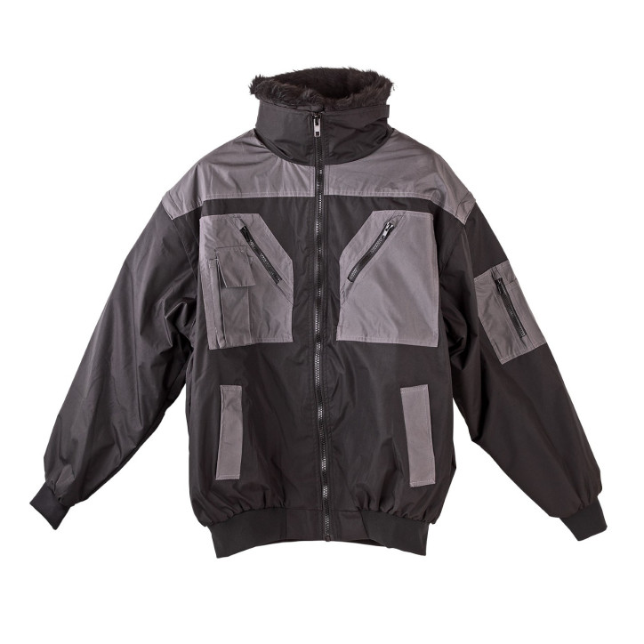 Celoročná pracovná bunda 4v1, čierna/antracit, XXXXL