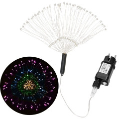 LED Hviezda Supernova - 40cm, 100LED, 8 funkcií, IP44, multicolor