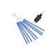 LED cencúle 8ks - 3m, 144LED, IP44, modrá