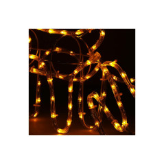 LED Sob so saňami - 130cm, 192LED, IP44, teplá biela