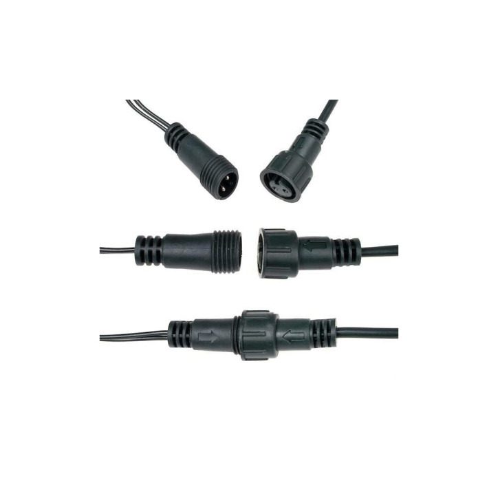 LED svetelná sieť - 2x2,6m, 160LED, 8-funkcií, IP44, multicolor