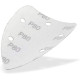 DEMA Brúsny papier pre delta brúsku 95x138 mm K80, 10 ks