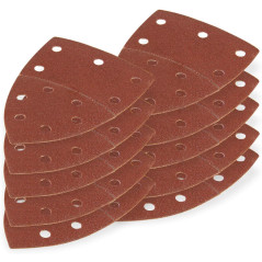 DEMA Brúsny papier pre delta brúsku 102x152 mm K80, 10 ks
