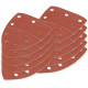 DEMA Brúsny papier pre delta brúsku 102x152 mm K120, 10 ks