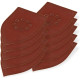 DEMA Brúsny papier pre delta brúsku 105x175 mm K240, 10 ks