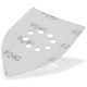 DEMA Brúsny papier pre delta brúsku 105x175 mm K240, 10 ks