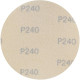 DEMA Brúsny papier pre excentrickú brúsku 115 mm P240, 10 ks