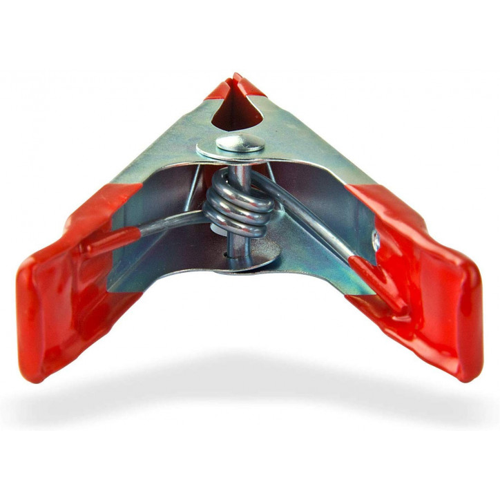 Zvierky pozinkované pogumované 100 mm, 2 ks