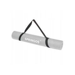 Podložka na cvičenie 173x61x0, 4 cm SPRINGOS SOFTMAT šedá