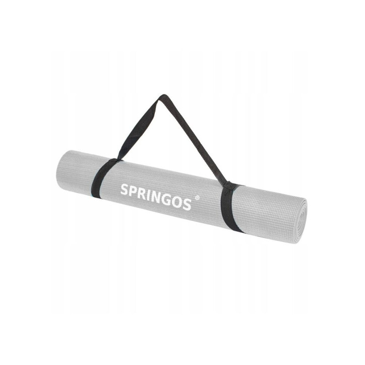 Podložka na cvičenie 173x61x0, 4 cm SPRINGOS SOFTMAT šedá
