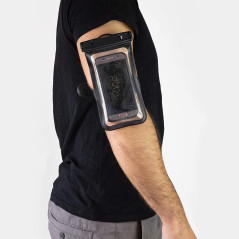 Vodotesné puzdro s popruhom na ruku pre mobilný telefón