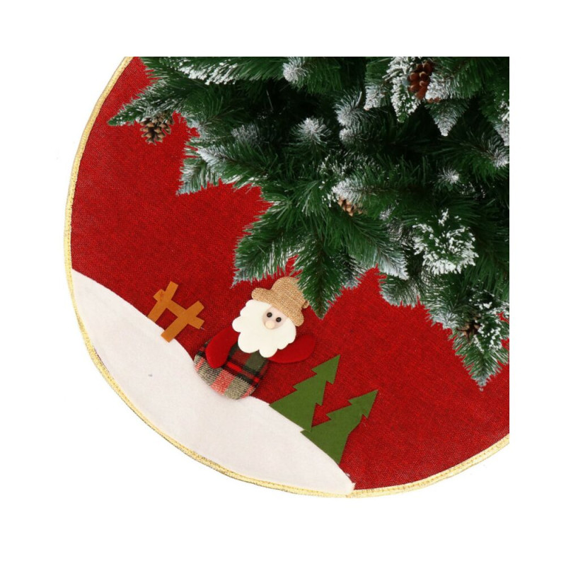Koberec pod vianočný stromček so Santom 60 cm