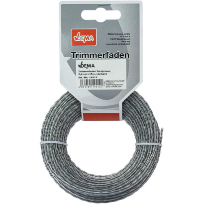 Struna vyžínacia Dualpower 2,40 mm x 15 m hranatá