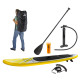 DEMA Stand-Up Paddleboard nafukovací s príslušenstvom do 90 kg, 305x71 cm, žltý