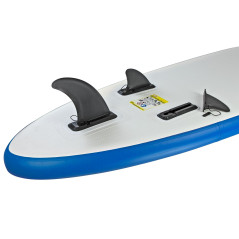 DEMA Stand-Up Paddleboard nafukovací s príslušenstvom do 90 kg, 305x71 cm, modrý
